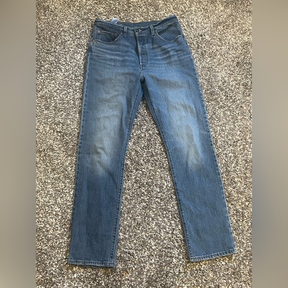 Levi 501 straight leg high rise jeans - Picture 1 of 6